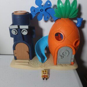Imaginext Spongebob Squarepants Bikini Bottom Play Set Pineapple Mattel 2013